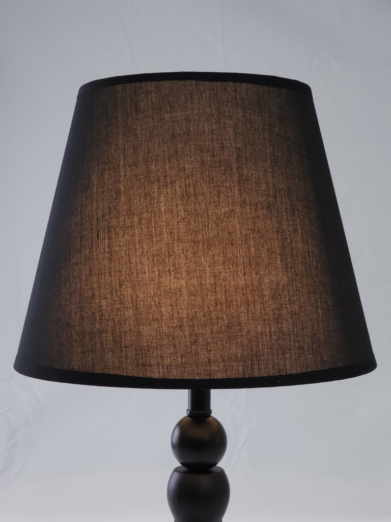 LAMPARA C/ BASE DE ACERO  25*25*42CM