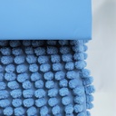 JUEGO CORTINA P/BAÑO EVA 180*180CM Y  ALFOMBRA ANTIDESLIZANTE 40*60CM POLYESTER