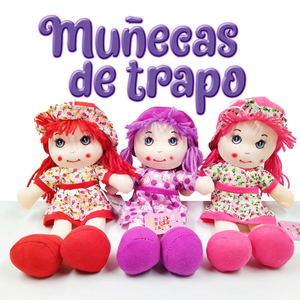 Muñeca de trapo mediana