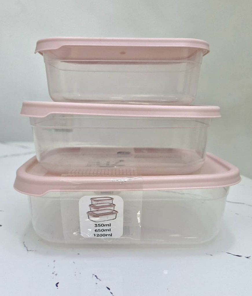 Set de 3 pozuelos rectangulares