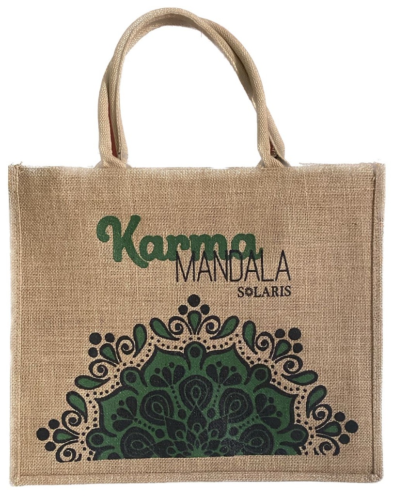 yute tradicional con zipper mandala