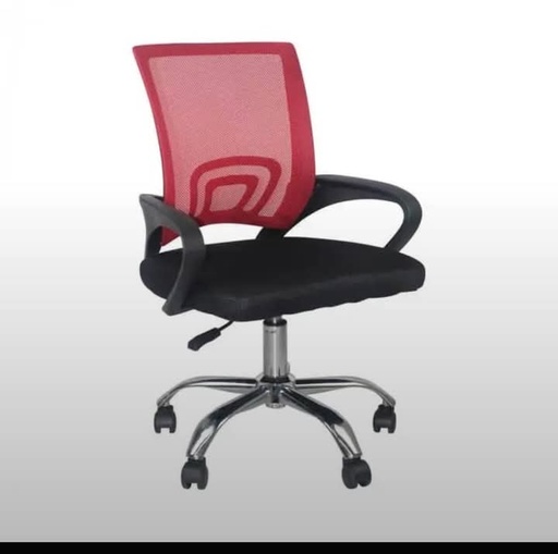 Silla de oficina giratoria con espaldar en color