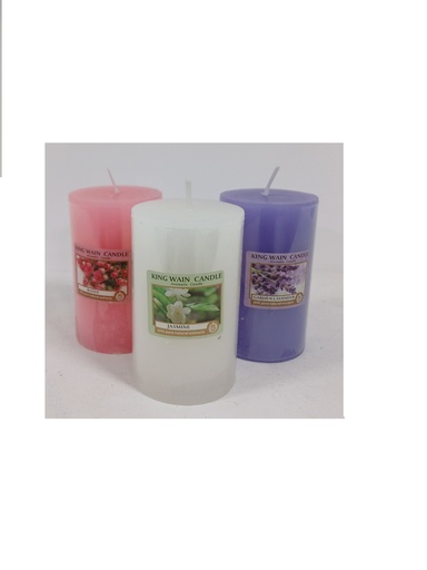 [ZK8F070121] Vela de pilar PERFUMADA  mediana