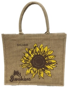 yute tradicional con zipper girasol