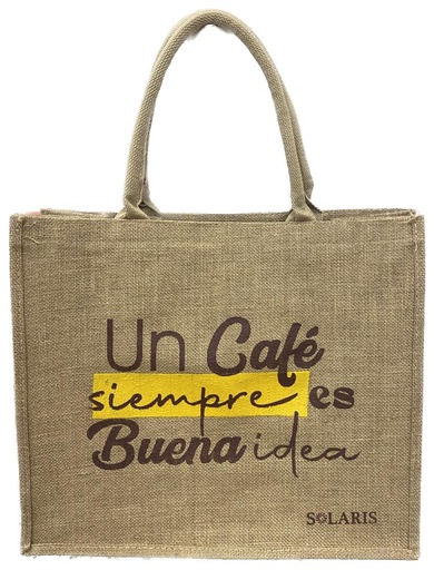[ZK6B140039] YUTE TRADICIONAL CON ZIPPER CAFE, BUENA IDEA